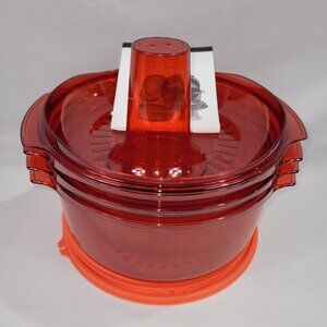 Tupperware Vintage 7 Piece Stack Cooker Microwave Cooking Set